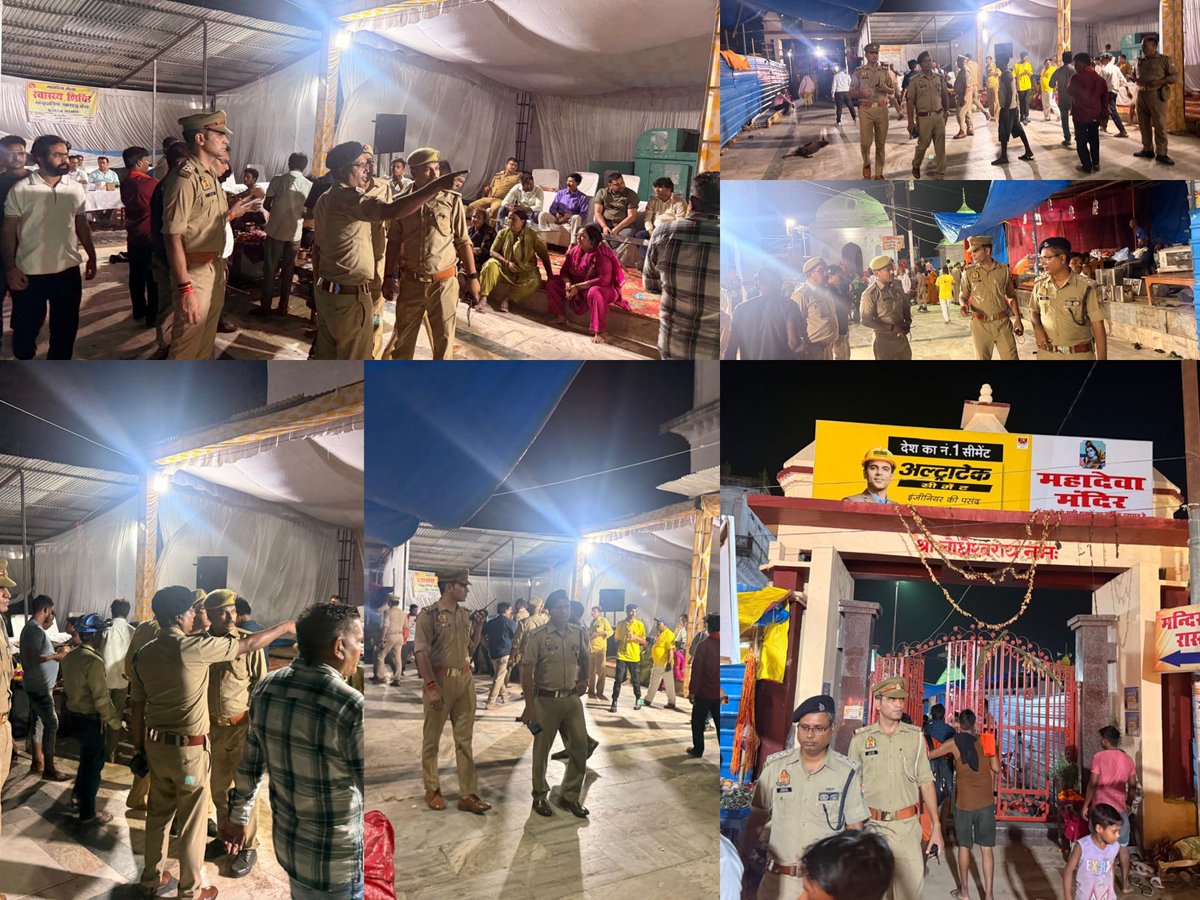 barabankifire's tweet photo. मुख्य अग्निशमन अधिकारी बाराबंकी द्वारा थाना रामनगर अर्न्तगत श्री लोधेश्वर महादेव मन्दिर परिसर में अग्निसुरक्षा के दृष्टिगत निरीक्षण किया गया ,मेला क्षेत्र में दुकानदारों को अग्निसुरक्षा के प्रति जागरुक किया गया तथा मेला क्षेत्र में लगी ड्यूटियों को आवश्यक निर्देश दिये गये। https://t.co/CeGfttJYOZ