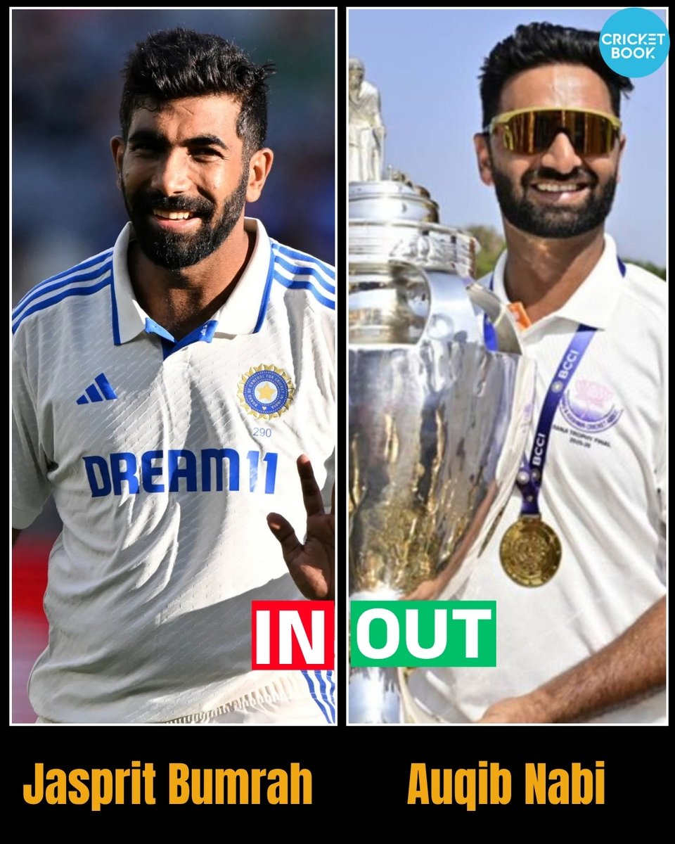 TeamSportsBook's tweet photo. Auqib Nabi likely to replace Jasprit Bumrah in the Sri Lanka Test squad🇮🇳🇱🇰🏏

[Source: TOI]

#jaspritbumrah #auqibnabi #INDvsSL #TestCricket #teamindia https://t.co/SUIw02PRrF