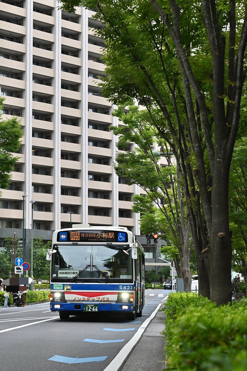 123notuji's tweet photo. 1S433(LKG-LV234L3):江ヶ崎(小杉),川崎綱島
今日は緑ナンバーの車を撮ろうということで433を撮影。安定の川綱と小杉一往復ずつの運用でした。
臨港のLKG-LVは運転席直上と中後位置にラインクロスファンを設置してる珍しい形態で、他は神戸市にしかない形態のようです。 https://t.co/JMqMchj0iD