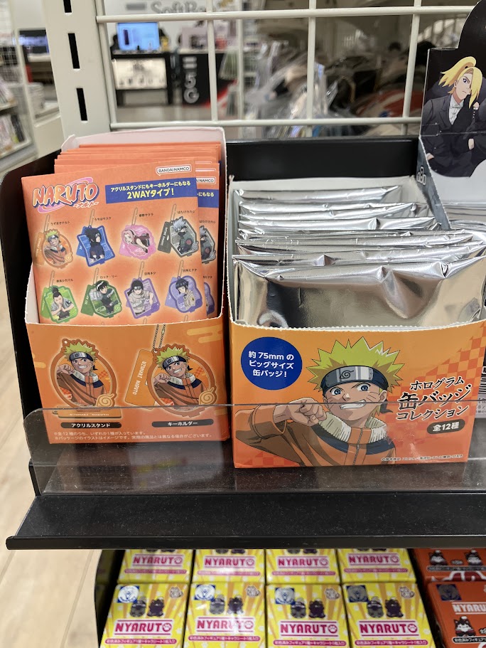 グッズ販売情報】 『NARUTO-ナルト-』より ・ホログラム缶バッジ