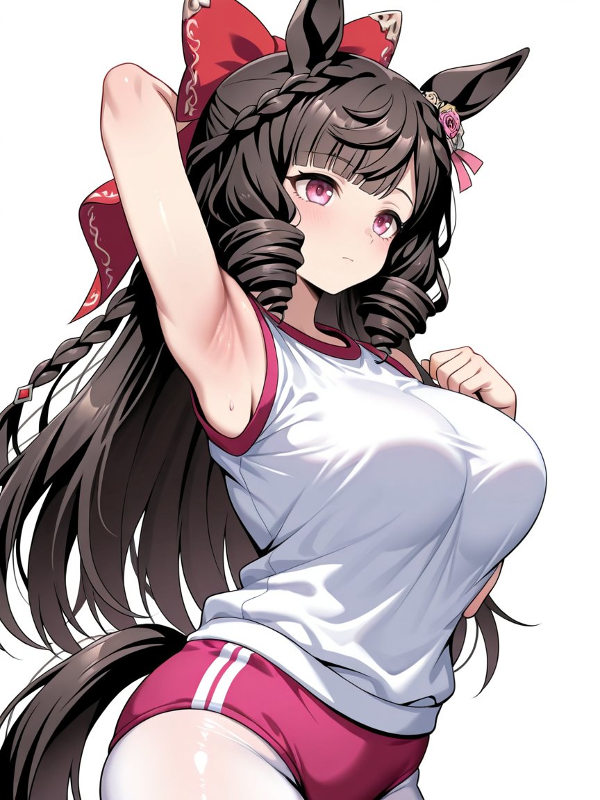psaka456's tweet photo. ダイイチルビー／ウマ娘 プリティーダービー　ブルマ https://t.co/yqbFQXjHVJ