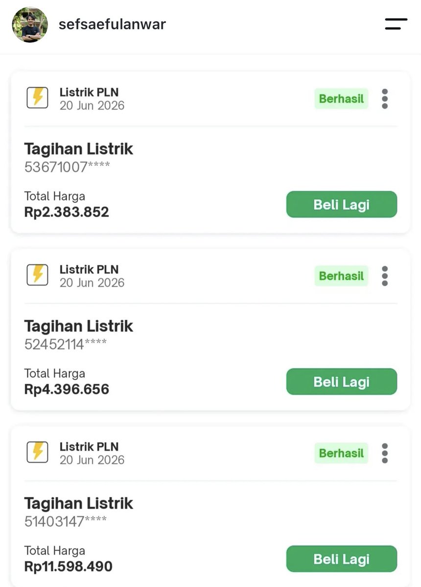daruzarmedian's tweet photo. Saldo temanku tersedot terus menerus atas nama “tagihan listrik” sampai jutaan rupiah. Orangnya sudah lapor ke kepolisian dan sampai hari ini belum ada kejelasan. Bahkan sekarang ada semacam peringatan (atau ancaman?) data dirinya akan disebar.

Ada yang tahu ya ini harus lapor ke mana lagi? Ke PLN? Ke pihak Tokopedia? Atau harus gimana?