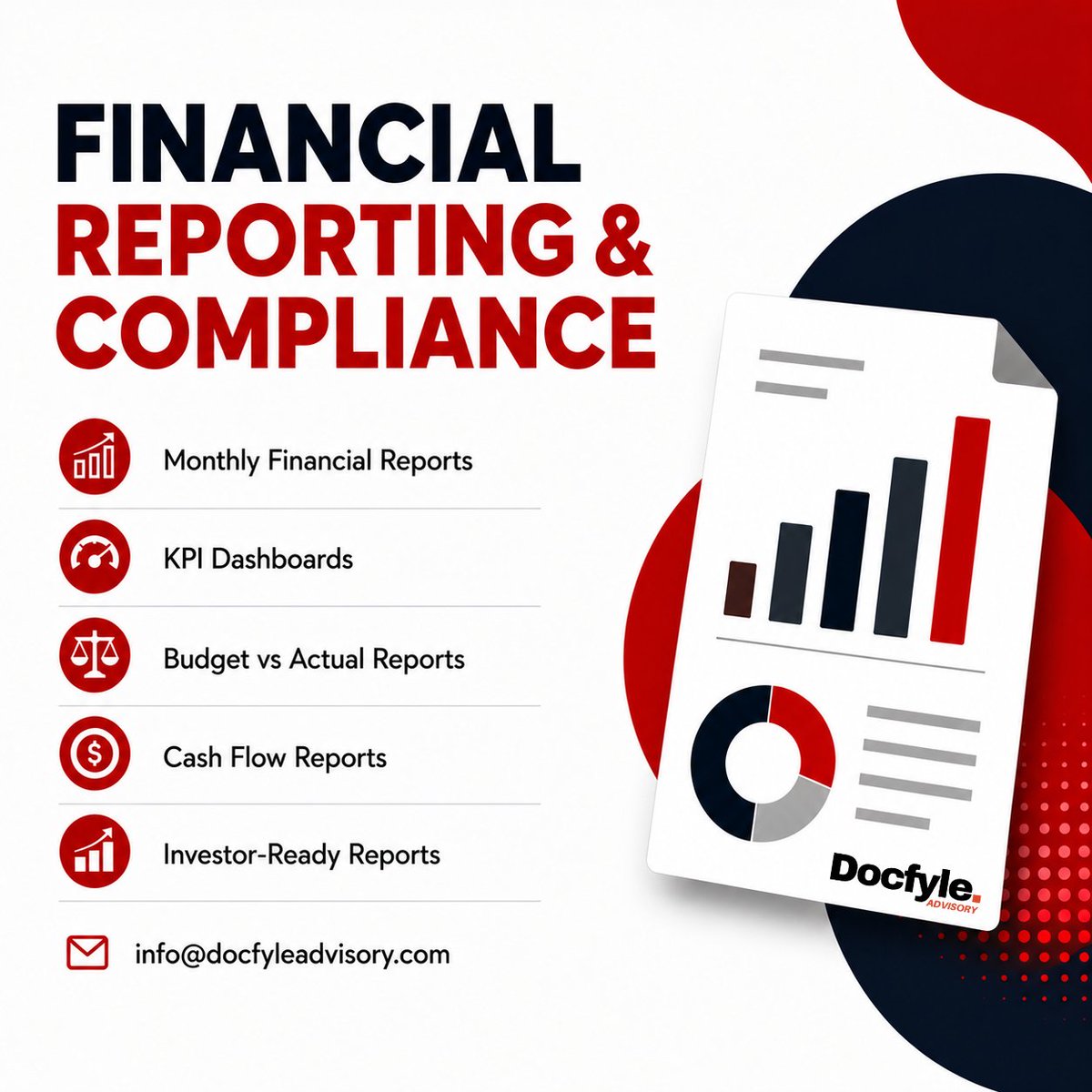 docfyle's tweet photo. Need reliable financial reporting? Contact Docfyle Advisory today.

📧 info@docfyleadvisory.com
🌐 https://t.co/YTu1Js7rBY

#DocfyleAdvisory #FinancialReporting #Compliance #BusinessFinance #Accounting #Bookkeeping #BusinessGrowth https://t.co/LsVqIdhe0Z