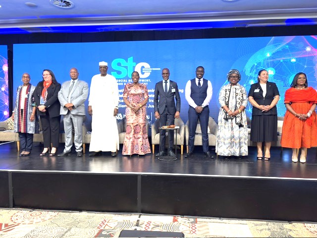 UNNamibia's tweet photo. From policy to implementation. Moderated by @hphororo, UNRC ๐ณ๐ฆ, the #STCSDLE6 Ministerial Panel highlighted how to expand social protection, strengthen domestic financing, support decent work & build resilient systems that leave no one behind, advancing #Agenda2063 & the #SDGs. https://t.co/VO0c3bV3vx