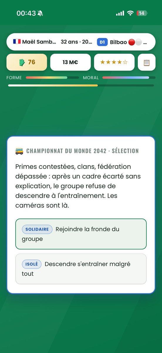 do6972__'s tweet photo. C’est de plus en plus réaliste #DestinyEleven https://t.co/tpyO0JeZje