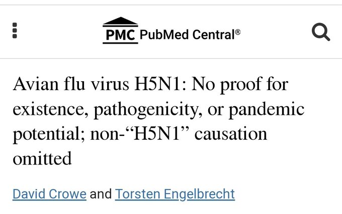 JamieAA_Again's tweet photo. Oh look a Peer Reviewed and Published paper on the non existence of Bird Flu.

https://t.co/pSVYa5nEoJ https://t.co/VUIH33l9OG