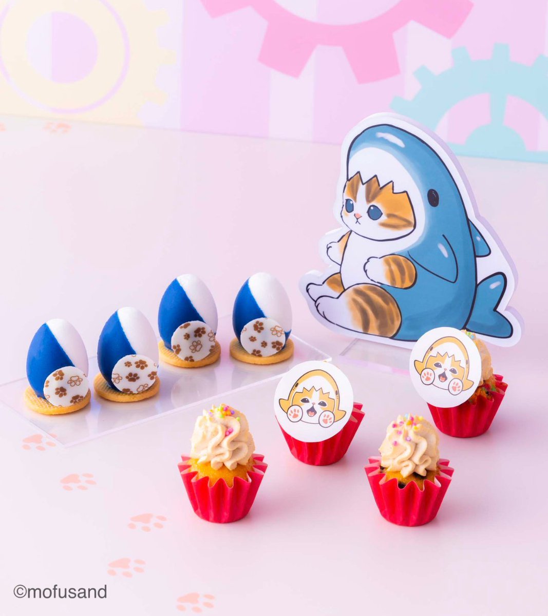 mofusand_goods_'s tweet photo. 🌟コラボ🌟

ヒルトン大阪で『mofusand sweets factory』スイーツビュッフェ開催🐱🧁

サメにゃんや着ぐるみ姿のにゃんこをイメージしたスイーツが楽しめます✨

📅9月3日(木)より開催

🔻詳細・ご予約はこちら🔻
https://t.co/Bcoj8vnqkq

#mofusand #モフサンド https://t.co/OmUBmElofv