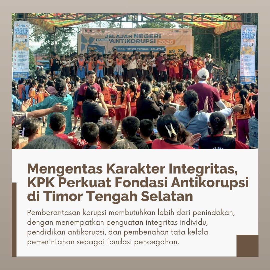 PolitikLingkar's tweet photo. Pencegahan korupsi yang berkelanjutan memerlukan pendekatan holistik, mengintegrasikan pendidikan integritas, pembenahan tata kelola, dan artikulasi nilai kearifan lokal. 
#KPK
#JNBA
#AntiKorupsi https://t.co/MNjoHqgjzJ