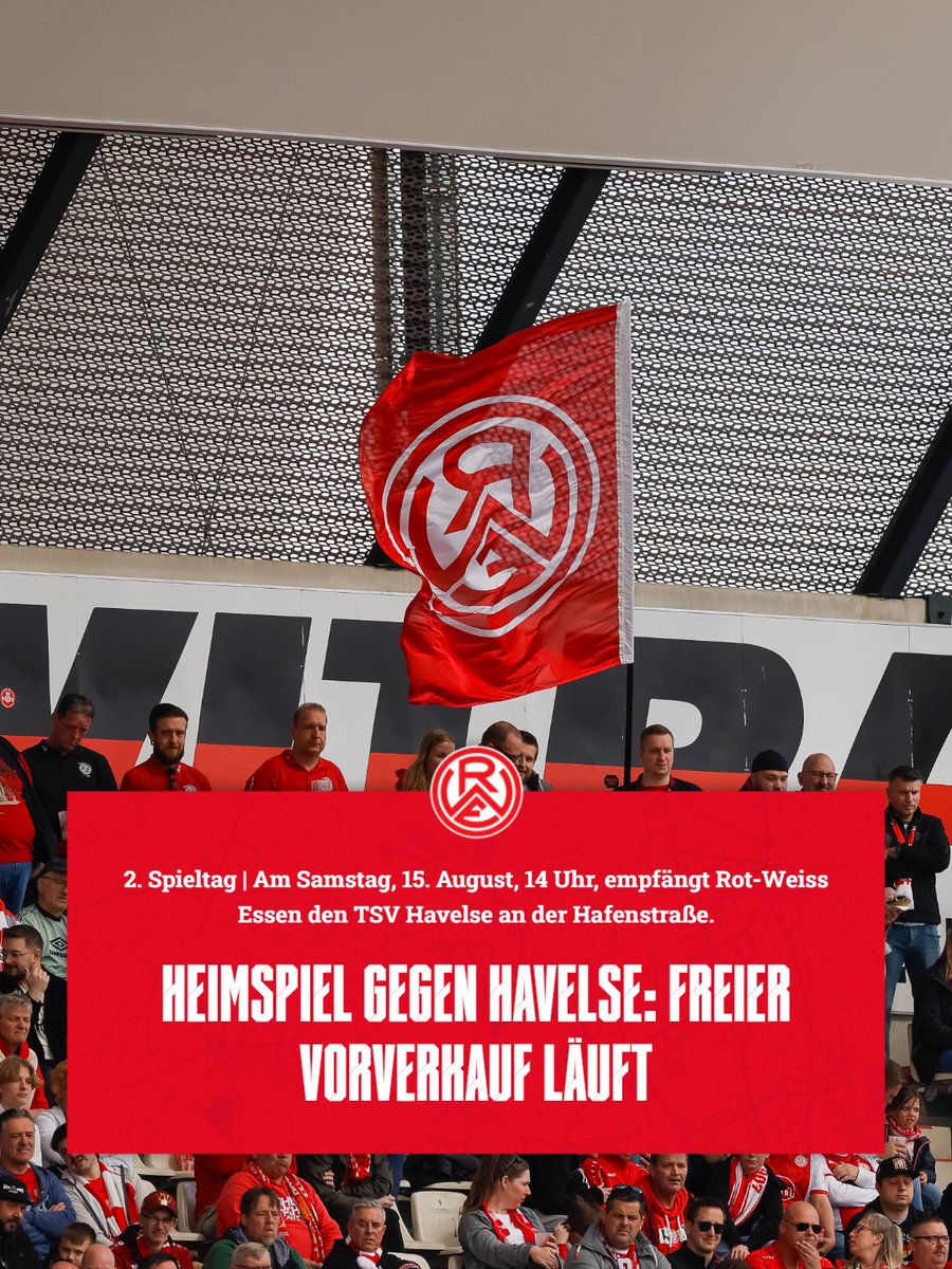 rot_weiss_essen's tweet photo. Jetzt noch Tickets sichern! 🎟️ https://t.co/nNFeymHivm

#RWE #immeRWEiter #nurderRWE https://t.co/DjILdODg4z