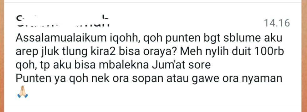 moonatiq_'s tweet photo. Punten ya mba gaji saya sudah sangat imut. Masa baru nampa gaji sudah diutangin😌 https://t.co/Fy4WC3TADw