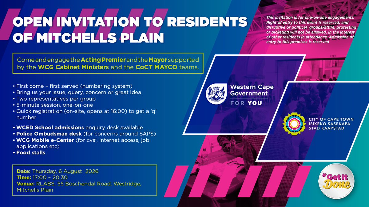 City of Cape Town tweet media