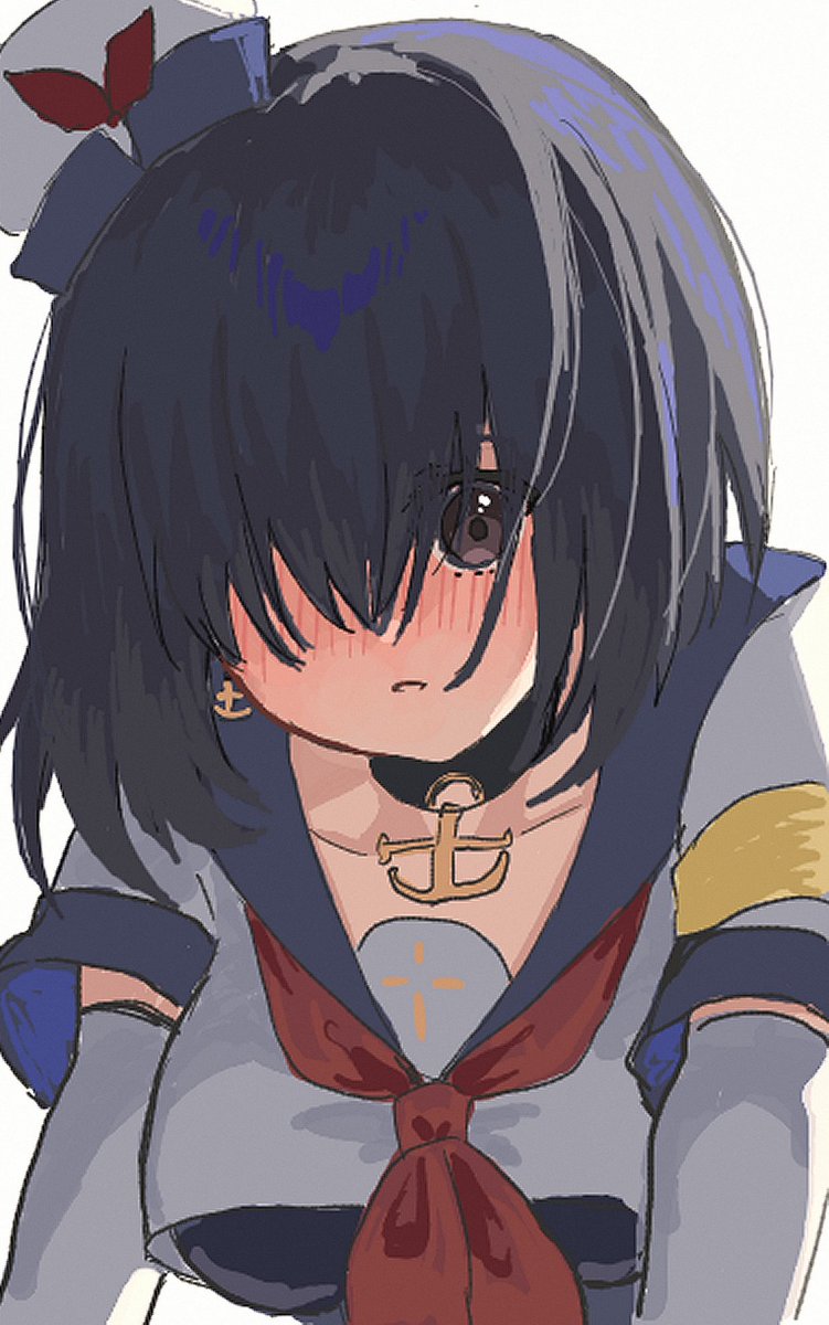 natadecocoCo2's tweet photo. 水着めにゃも描いた⚓️
 #コンパスお絵描き https://t.co/AJyRKUdSIb