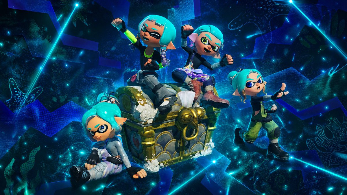 TeamSpuOfficial's tweet photo. こちらは7月24日(金)、7月31日(金)のオタカラ・ハントメンバー！当日交流頂いたイカしたナカマ達へ感謝！

地震の被害に遭われた全ての皆さまへ。一日も早い復旧と、皆さまが平穏な生活に一日でも早く戻れますことを、心よりお祈り申し上げます。

#スプラトゥーンレイダース
#SplatoonRaiders https://t.co/LpFKf6Reve