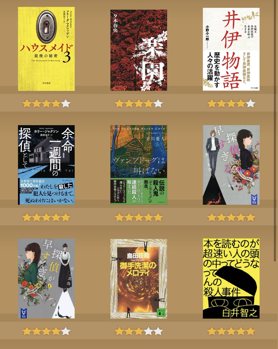 thanksa1md's tweet photo. #7月読了本 

7月は14冊でした！どれも面白かったけど個人的ベスト3は以下のとおり！

🥇余命一週間の探偵として
🥈村上海賊の娘
🥉ヴァンプドッグは叫ばない

#読書好きな人と繋がりたい 
#読書好きと繋がりたい 
#読書垢と繋がりたい https://t.co/1hPsvPClQK