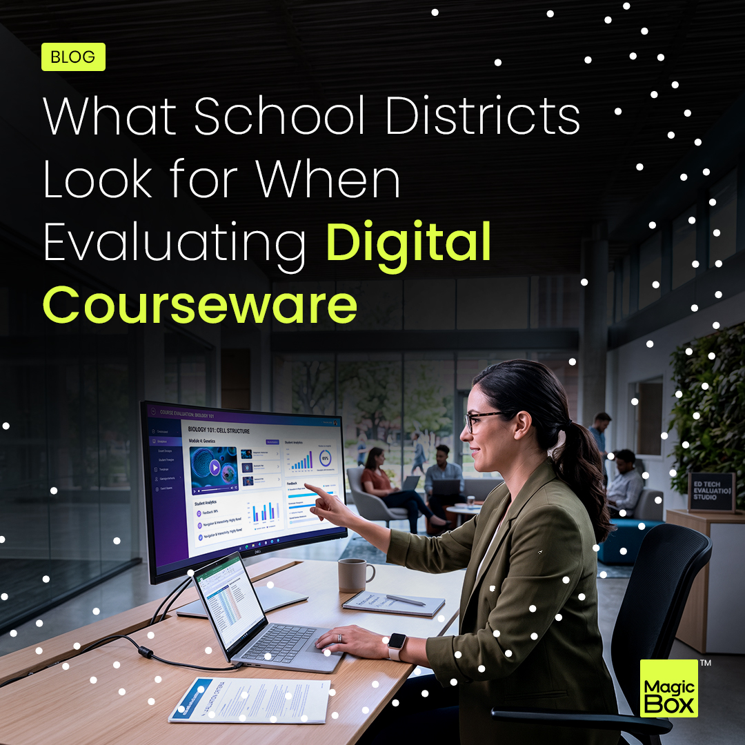 getmagicbox's tweet photo. Would your digital courseware make the shortlist?
School districts are asking tougher questions about accessibility, interoperability, learner engagement, reporting, and implementation support.
https://t.co/zKz5xgNZTE
#K12Publishers #DigitalLearning #EdTech #Courseware #Education https://t.co/AuGrfK365C
