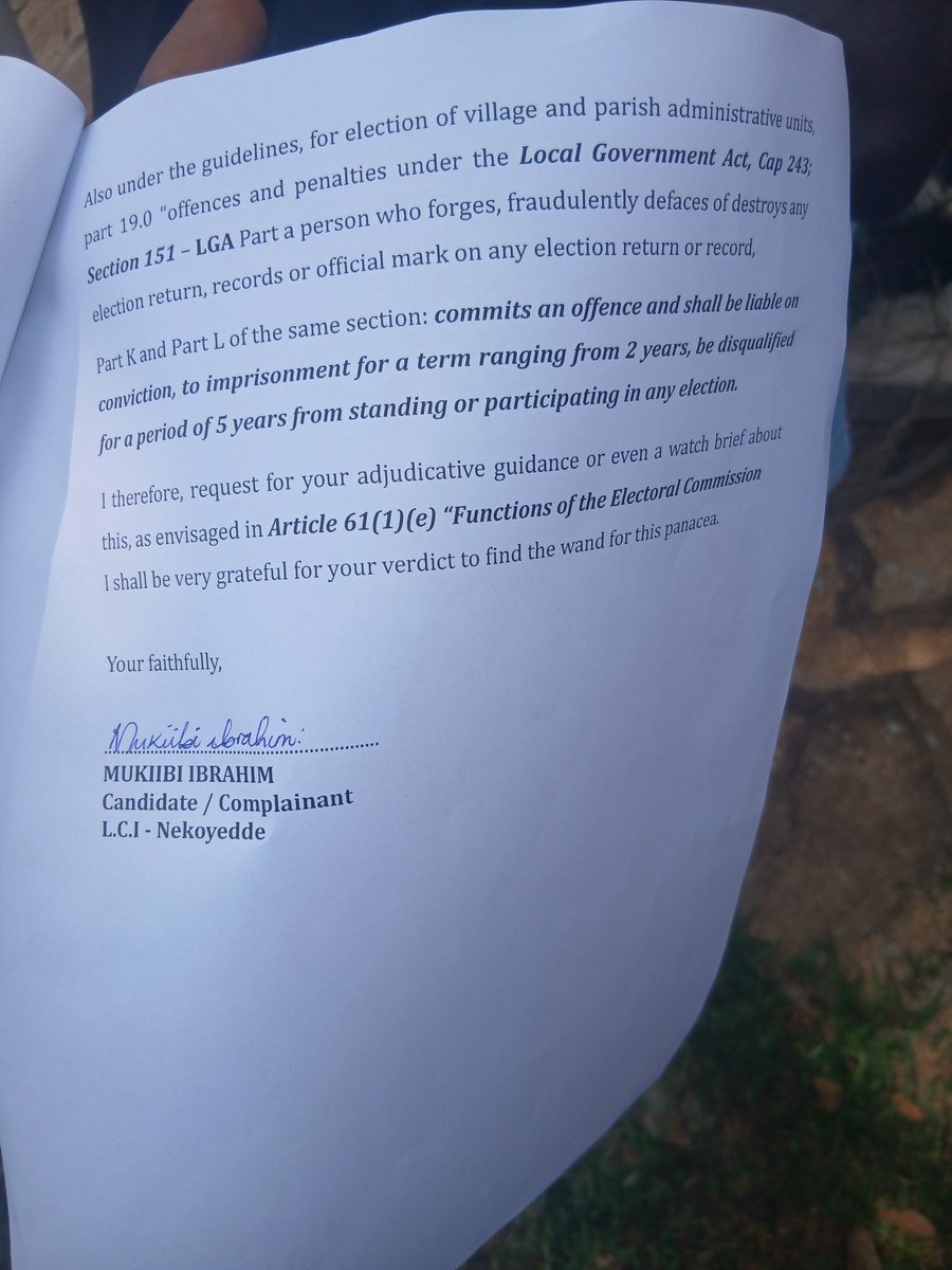 XtraSetra's tweet photo. @UgandaEC Please,hear the cry of the people. https://t.co/qO30DXmFWG