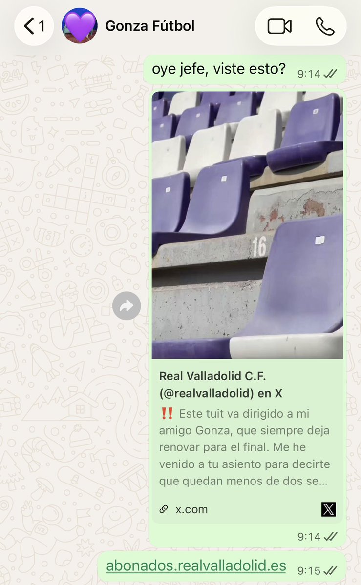 realvalladolid's tweet photo. Os actualizo gente, Gonza sigue en la familia blanquivioleta.

📲 Súmate tu también: https://t.co/4oN2JVWePA https://t.co/8hXvHYNuPF