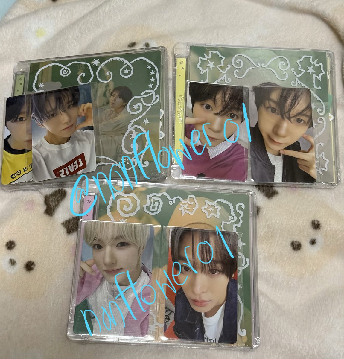 nonflower01's tweet photo. ปล่อยอัลบั้ม+การ์ดเบเน คาเฟ่ shopee
บั้มไม่แกะ แจฮี เรียว ซาคุยะ 

⭐️ 70-. 
ค่าส่ง 30-. 2บั้ม ส่งฟรี
Dm สอบถามเพิ่มเติม 

 #ตลาดนัดnctwish https://t.co/07rz1JoaSs