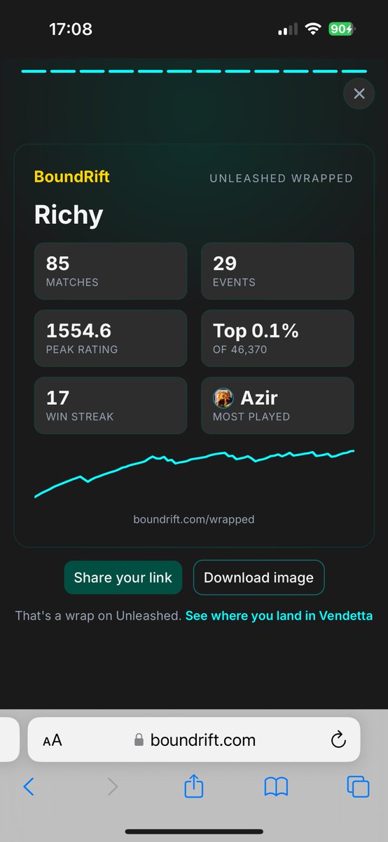 MrReiju's tweet photo. First proper season of riftbound playing only azir.

Ended up 5th on Elo showdown with a couple decent results in some of the big tournaments Singapore had. 

Anyway onwards to vendetta! The goal is a best of metal azir for SG RQ prove to myself as a decent player.

#Riftbound https://t.co/5B5X7ufo7h