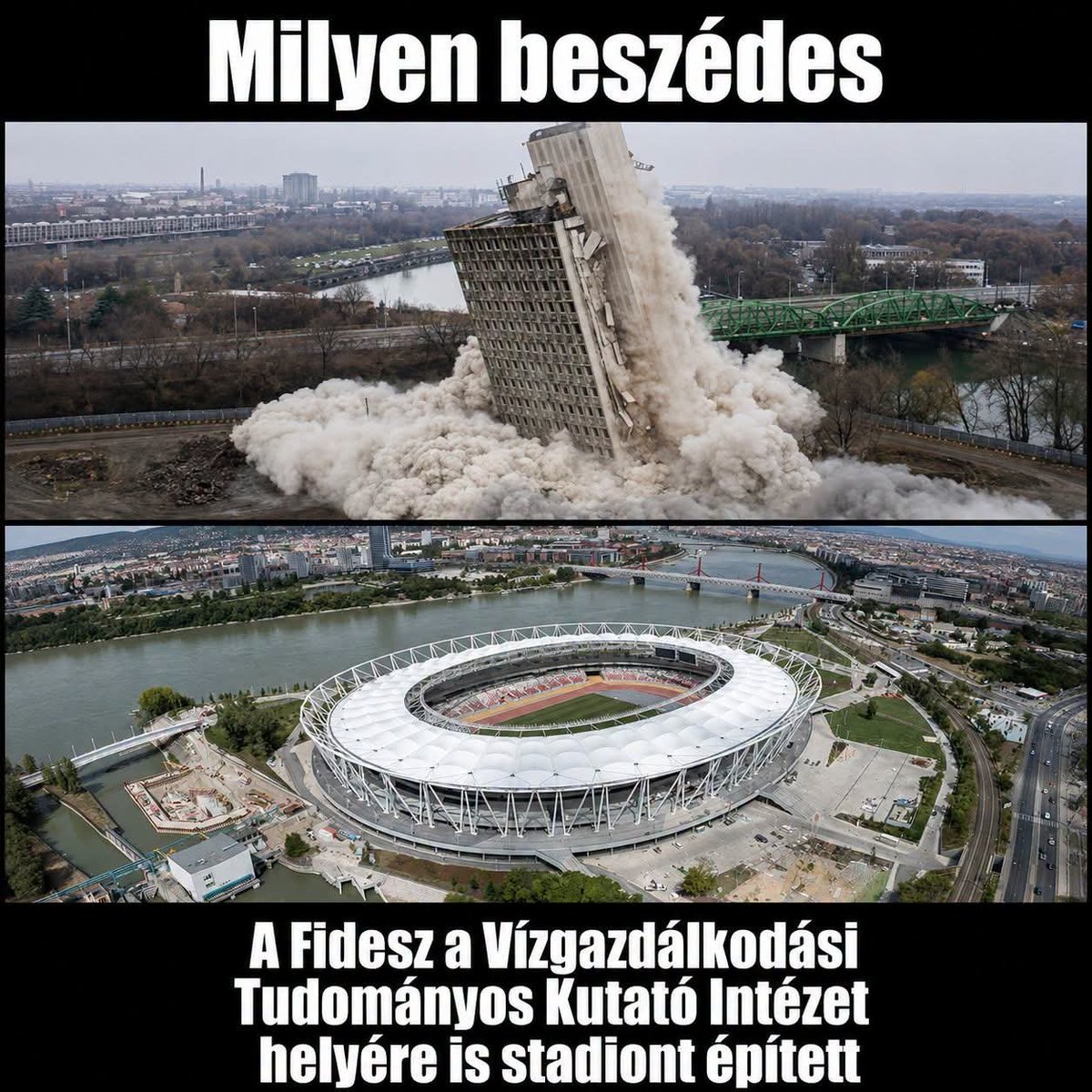 xmedardc's tweet photo. Szimbolikus
#vituki #stadion #atlétikaistadion #vízügy #fidesz https://t.co/m1QwWCvbz4