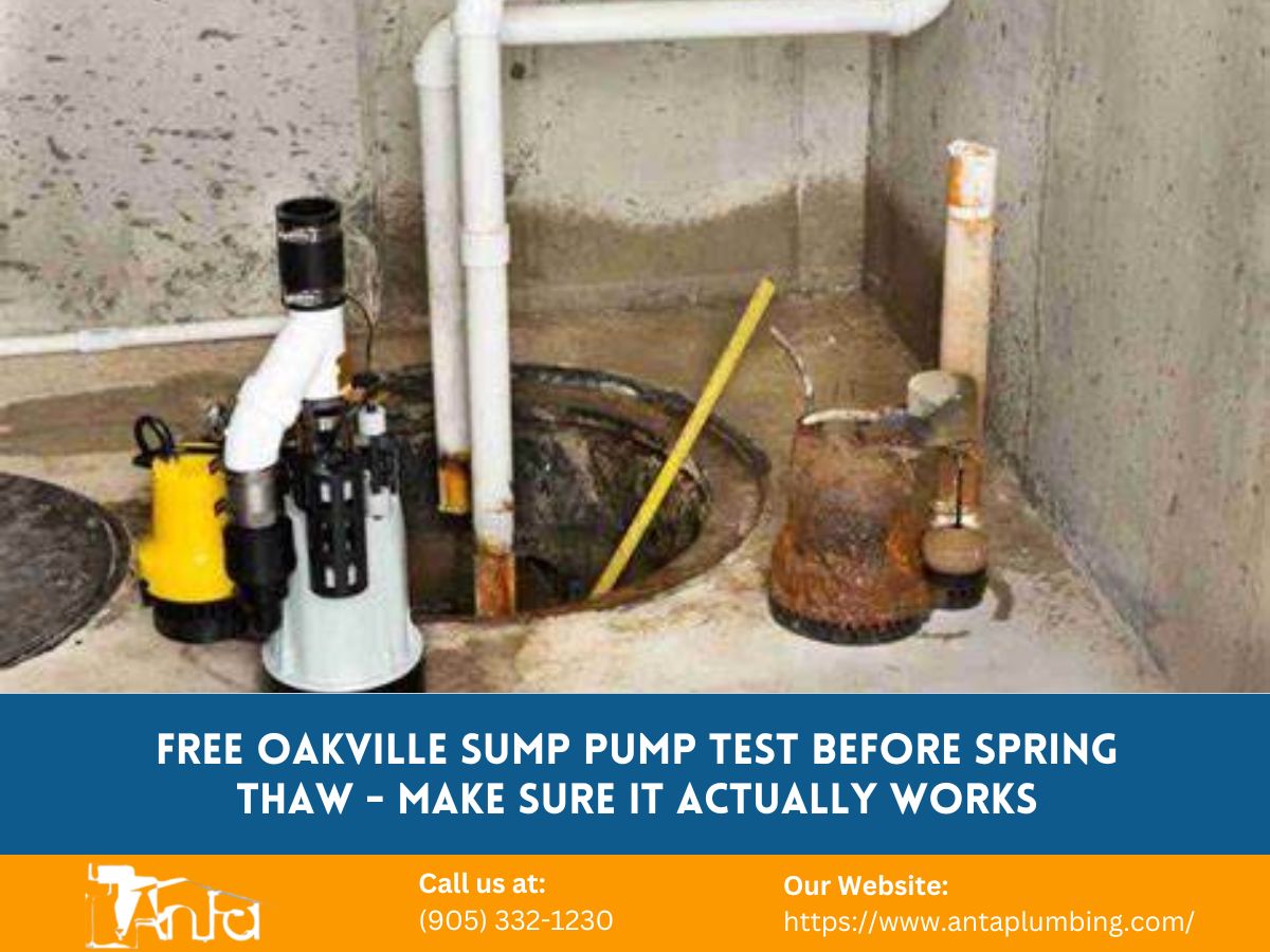 fairydoll251's tweet photo. Free Oakville sump pump test before spring thaw. We check the float, run the pump, inspect the discharge, and confirm your backup. Low-lying homes, don't skip it. https://t.co/0o3zZAPI3v