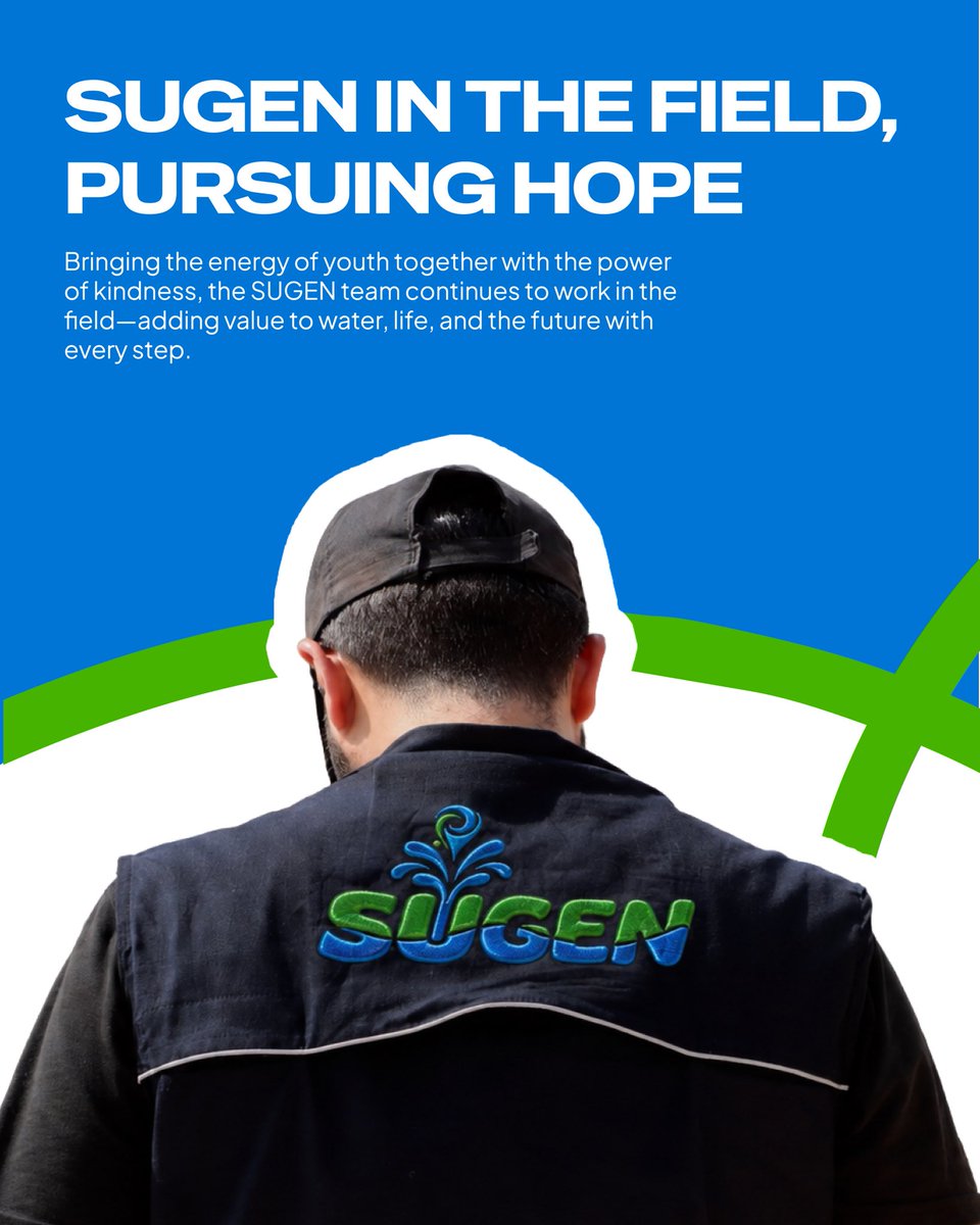 Sugenglobal's tweet photo. 💧 Being in the field means growing hope.
As SUGEN, we bring the energy of youth together with kindness, touching lives wherever water reaches.
In every step, there is hope; in every drop, there is life. 🌍
We are in the field.
Because change begins on the ground.

#SUGEN #Youth https://t.co/tGn2kOrHNl