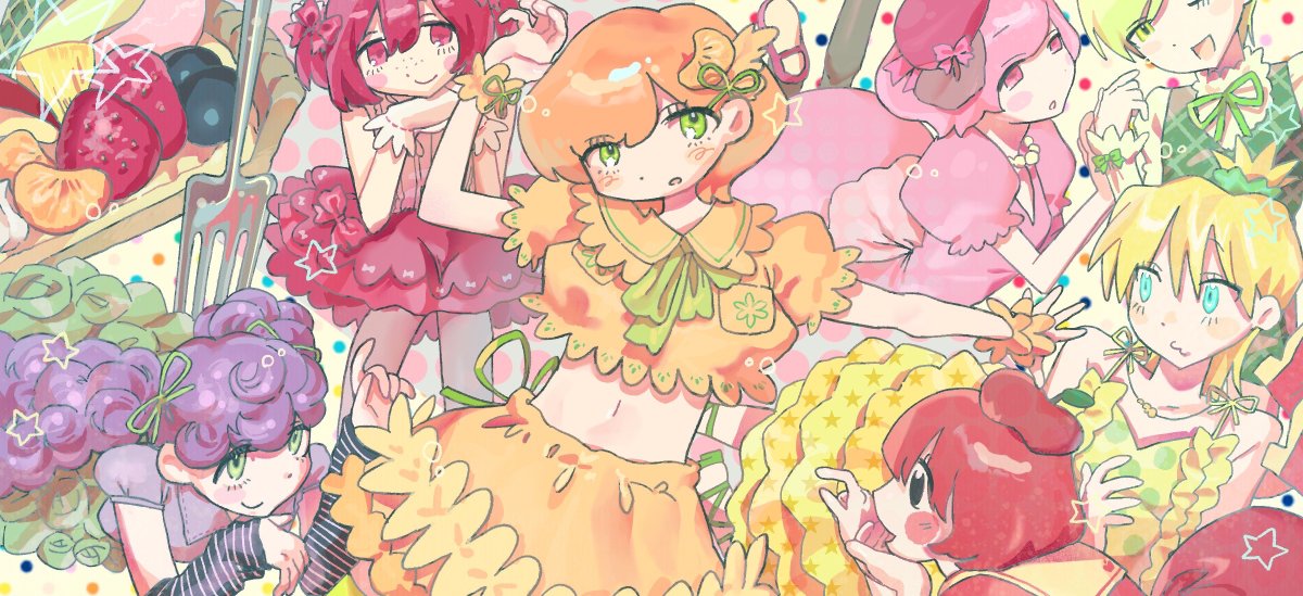 bakemono_jack's tweet photo. 【応募作品 No.2】
🌈作者名🌈
bokuwatashi（@bokuwatashi0）

🌈作品タイトル🌈
ぽっぷなふるーつ

#バケモノの夏休み2026 https://t.co/YEvMN4NLjP