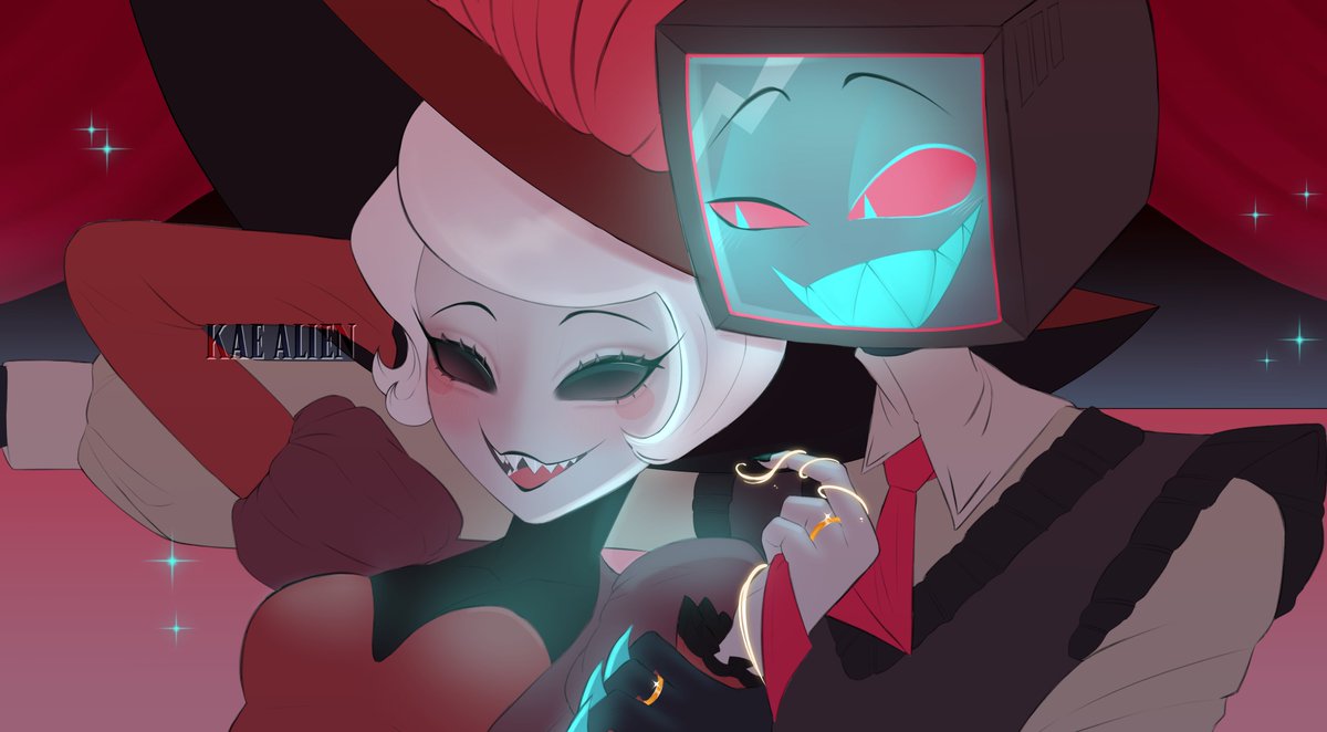 KaeAlien_uwu's tweet photo. still a wip๐บ๐น#staticrose #cannibalstatic #HazbinHotel https://t.co/Gn63Tdiz4u