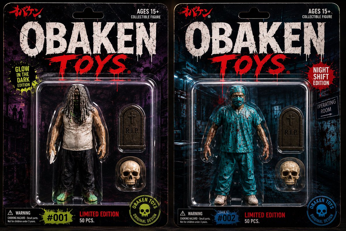 obaken_shomoji's tweet photo. 【質問】オバケントイズ フィギュアシリーズ欲しいですか？ 手作業になるので料金は多少お高くなってしまうかもしれませんが一体一体丁寧に塗ります。パッケージは開けてもかわいいデザインにしたいと思ってます。スケアリストとかも！※画像はあくまでもイメージです。＃オバケン　＃オバケントイズ https://t.co/mfMNioQkeQ