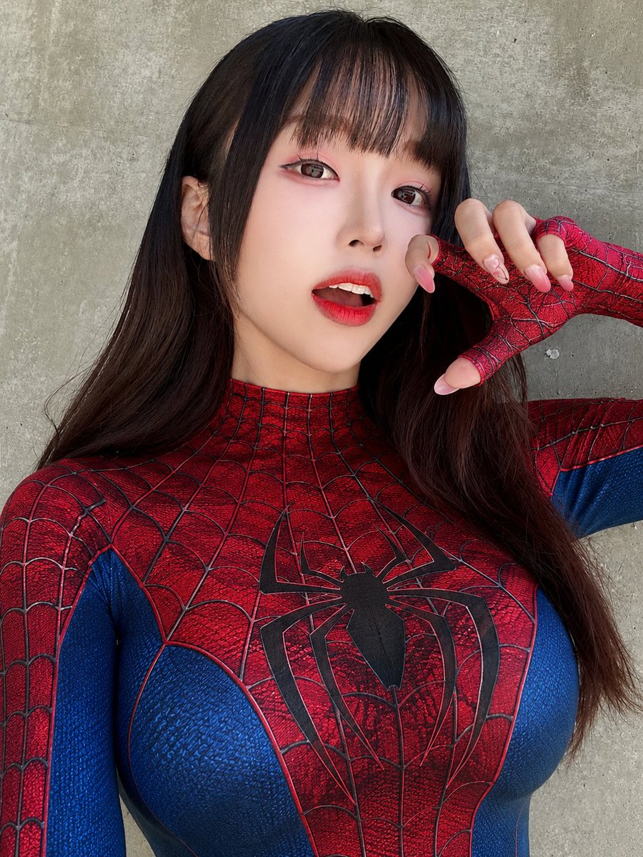_COCO20002's tweet photo. 스파이더 걸! 🕷 #Spiderman https://t.co/lgNKG7A3kx