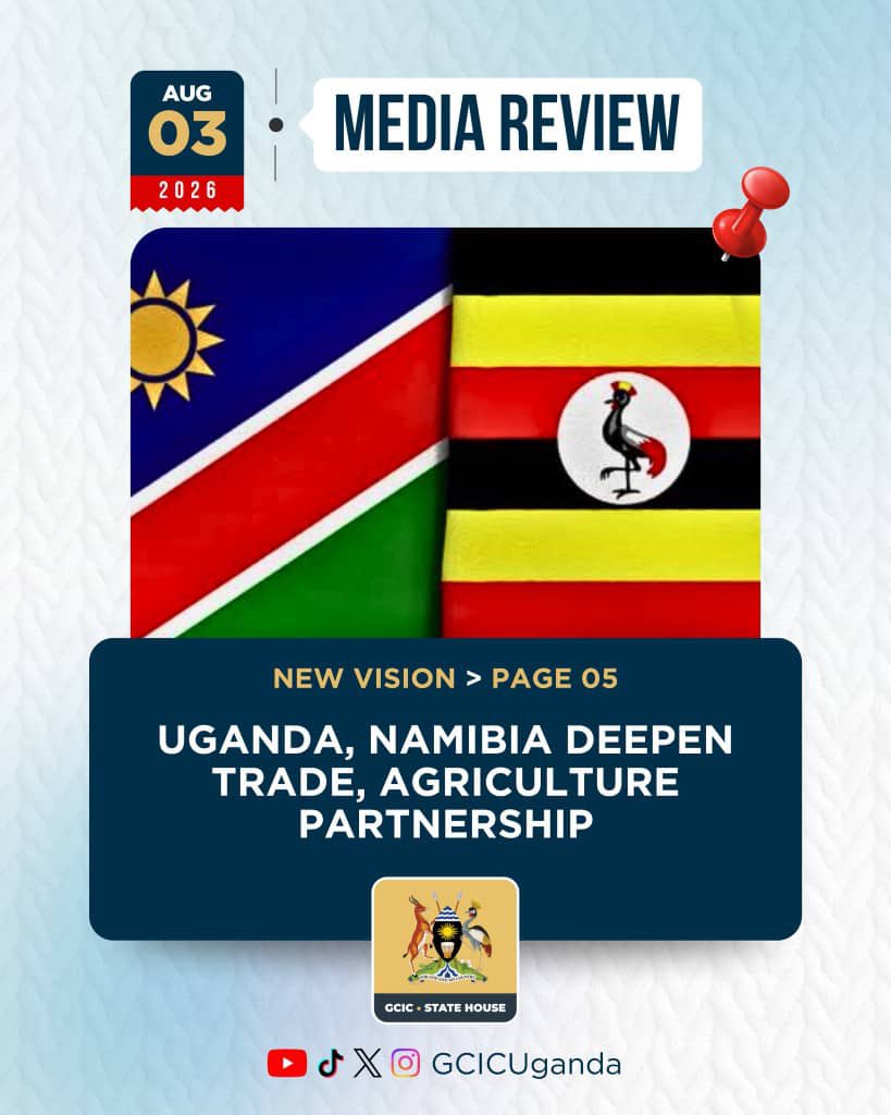 DebbyBae0's tweet photo. Building bridges beyond borders. Uganda and Namibia are reinforcing collaboration in trade and agriculture to create lasting value for both nations. 🤝🌱@GoldenPosts1 @GideonSsekidde #EconomicGrowth #Africa #GoldenPost https://t.co/YAGlyFsBeO