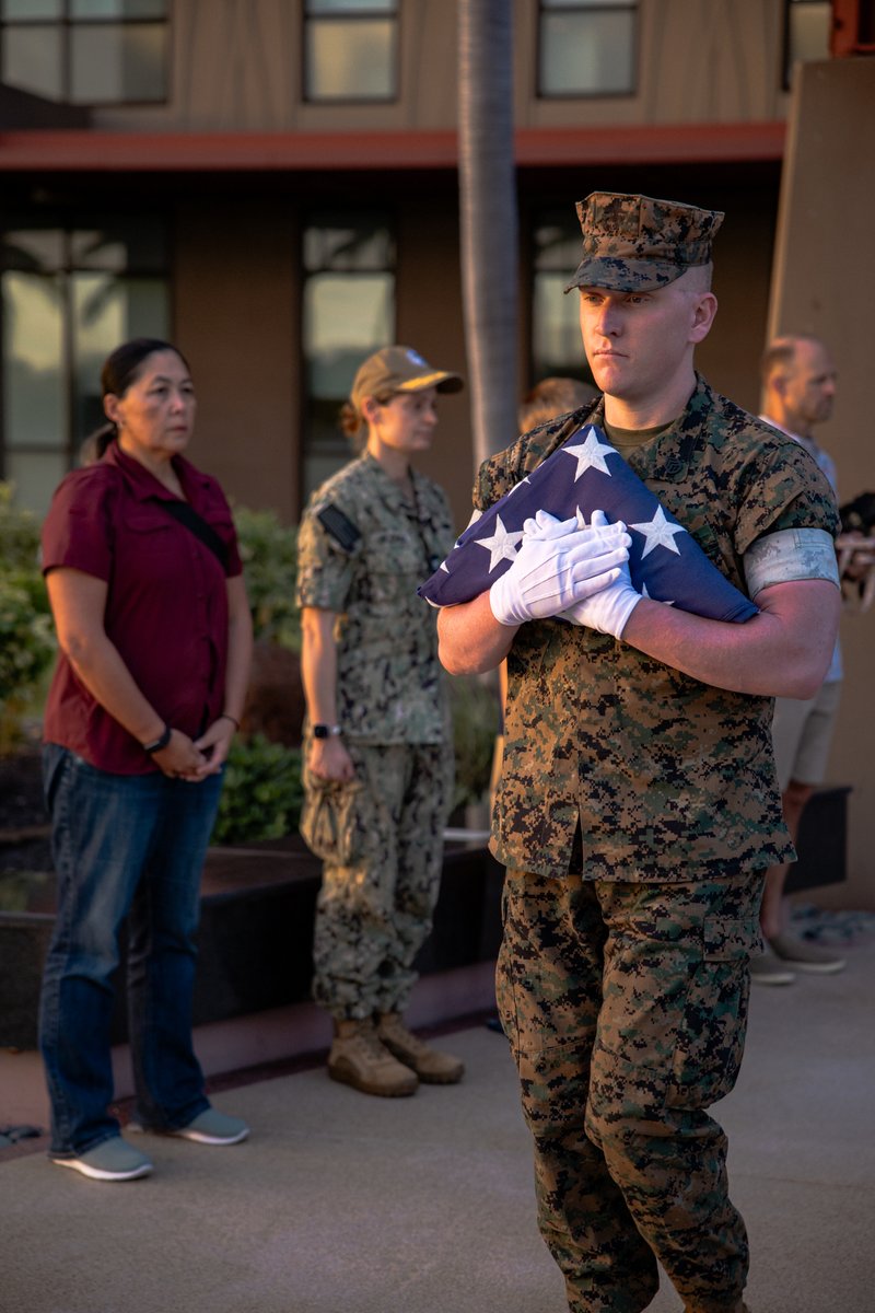 dodpaa's tweet photo. DPAA personnel conducted an honorable carry ceremony for possible remains recovered from the Philippines. The possible remains have entered our laboratory, where forensic scientists will begin the identification process for our missing personnel.
#DPAA #HonorableCarry https://t.co/rNZz2rUwku