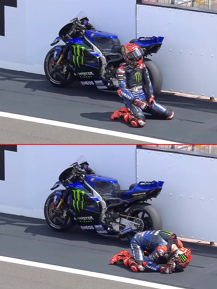 mgp1official's tweet photo. Silverstone 2025 had all the drama! 🍿

Fabio Quartararo lost out on a first MotoGP race win in three years when the ride height device on his M1 collapsed while comfortably leading last year's British Grand Prix 😔🇬🇧

#MotoGP https://t.co/nSdKBI31ob