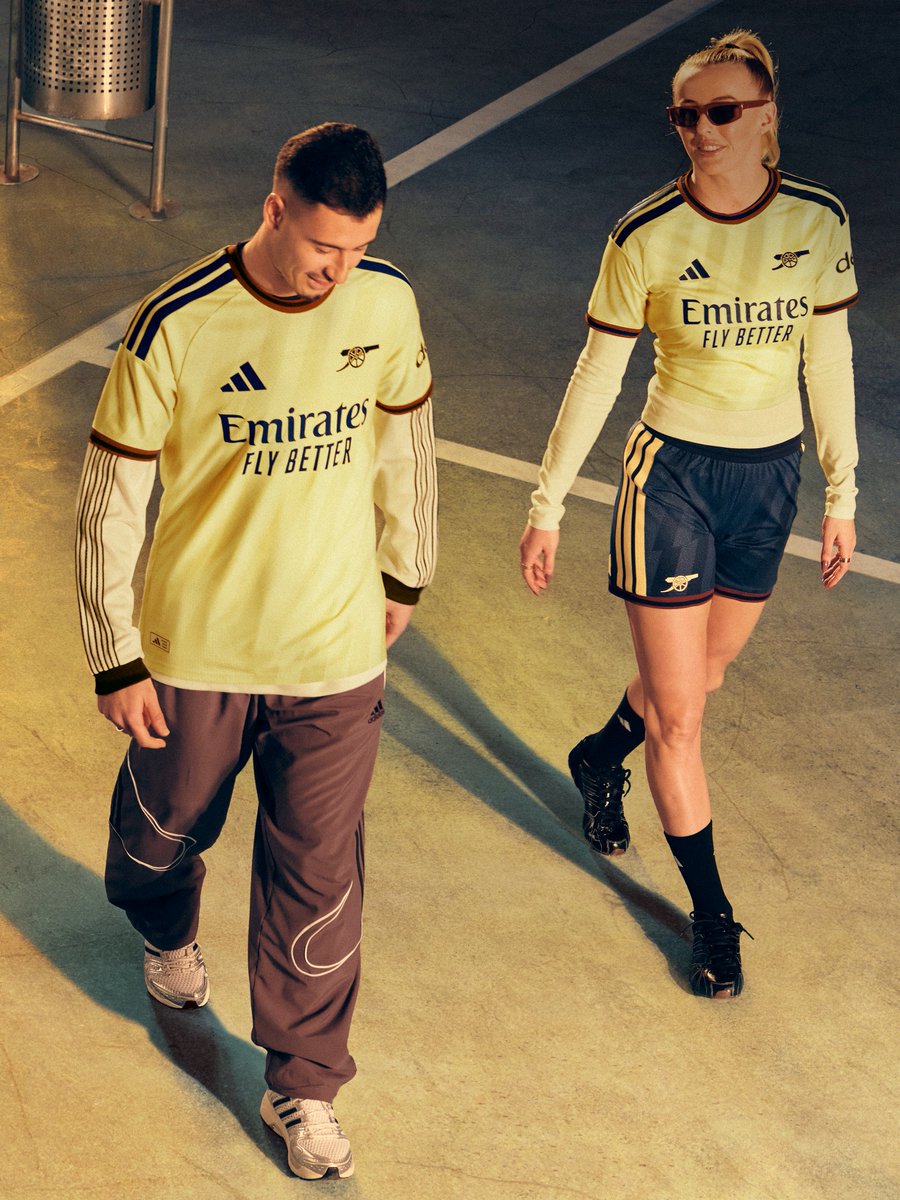 brfootball's tweet photo. Yellow is back for Arsenal's new third kit🟡 https://t.co/tLLw3lwlz7
