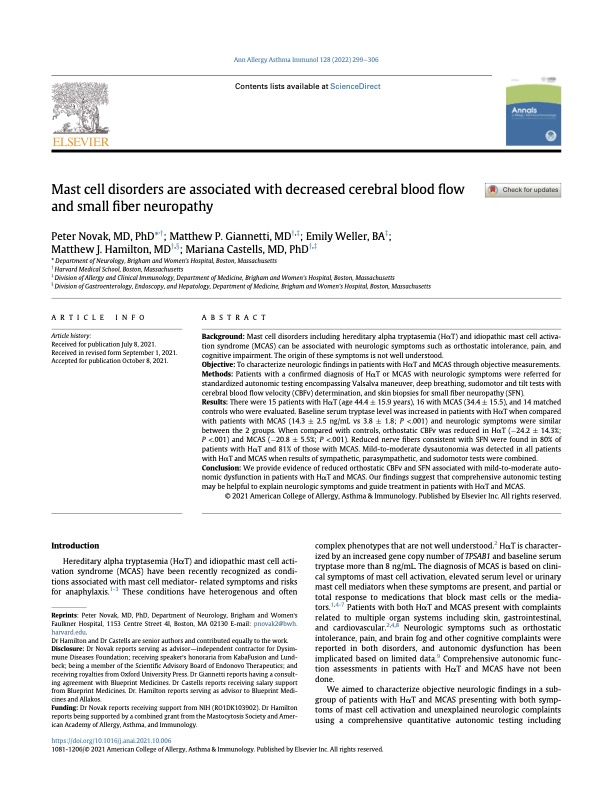 askdoctoranne's tweet photo. Diminished blood flow in #LongCOVID, a hyperimmune state; yet little consideration of #mastcells contributing to the problem? MCs have factors that impact blood flow: #histamine, #Tryptase, #Chymase - cause vascular leakage; while PAF #plateletactivatingfactor can clog small blood vessels
#MCAS
#POTS
#EDS