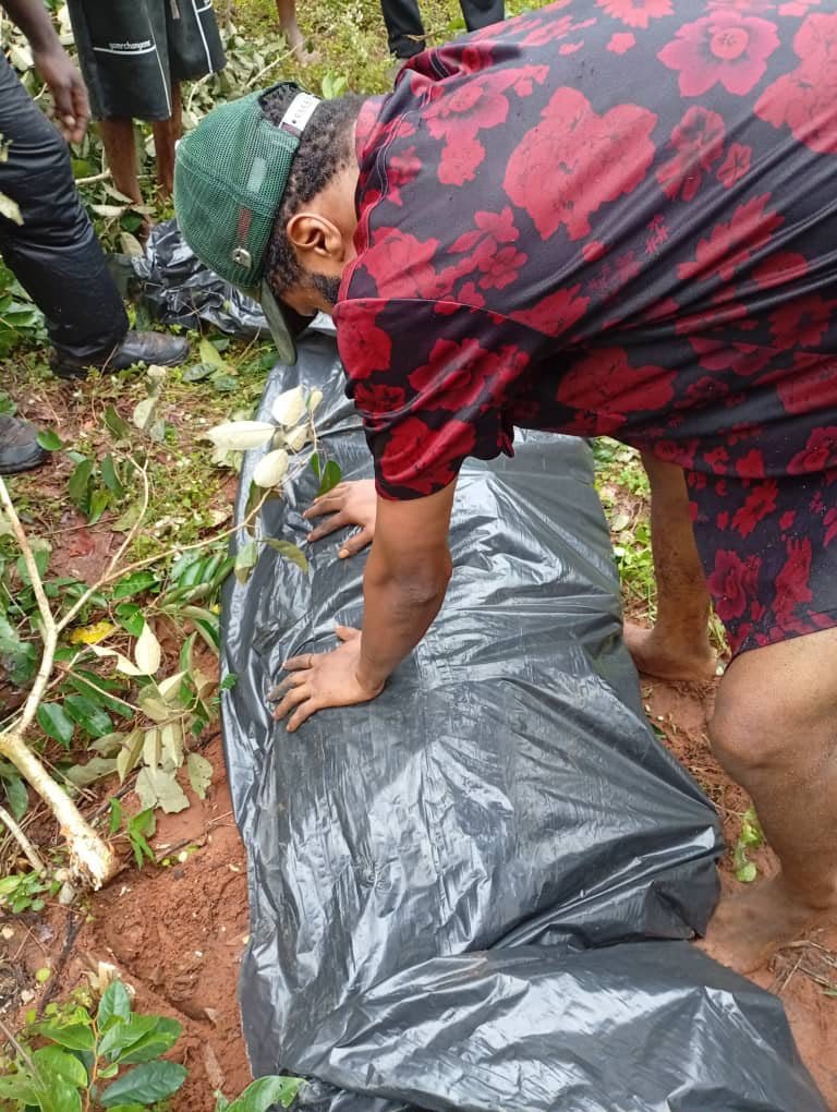 _BarnyO's tweet photo. Troops of 34 Artillery Brigade, operating under Operation UDO KA and through the ongoing Operation EASTERN SANITY II, have achieved another significant breakthrough with the recovery and dignified exhumation of the remains of the late Chief Ibe Anyadu of Aggah Community. Chief Anyadu was allegedly murdered by suspected members of a criminal gang recently apprehended in connection with violent crimes in the region.

This development follows recent intelligence-driven operations that led to the arrest of suspects responsible for the killing of a Nigerian Army soldier and the recovery of stolen service weapons. During interrogation, one of the suspects confessed to involvement in the murder of Chief Anyadu and volunteered to lead troops to the burial site.

On 2 August 2026, the suspects guided troops to a shallow grave within Umudike Forest, one of the criminals’ known camps, where the remains of the late community leader was successfully exhumed.  

The exhumation was conducted in the presence of the deceased’s family members, vigilante personnel from Ohaji/Egbema Local Government Area, and representatives of Aggah and Umudike communities. The family provided a coffin and ambulance to ensure a dignified burial in accordance with their customs and traditions.

The Commander, Joint Task Force South-East, Operation UDO KA, Major General Oluremi Ayobami Fadairo, extended his condolences to the family of the late Chief and prayed for the peaceful repose of his soul. He further assured the family and the people of Aggah Community that justice will be served, as the suspects will be prosecuted in accordance with the laws of the Federal Republic of Nigeria.  

Headquarters Operation UDO KA, as part of ongoing peace-building efforts in the South-East region, remains committed to dismantling criminal networks, bringing perpetrators of violent crimes to justice, and ensuring that victims and their families receive closure through lawful processes. The public is encouraged to continue supporting security agencies with timely and credible information, which remains vital to the success of ongoing operations.

OLABISI OLALEKAN AYENI  
Lieutenant Colonel  
Acting Deputy Director Army Public Relations  
82 Division Nigerian Army  
3 August 2026