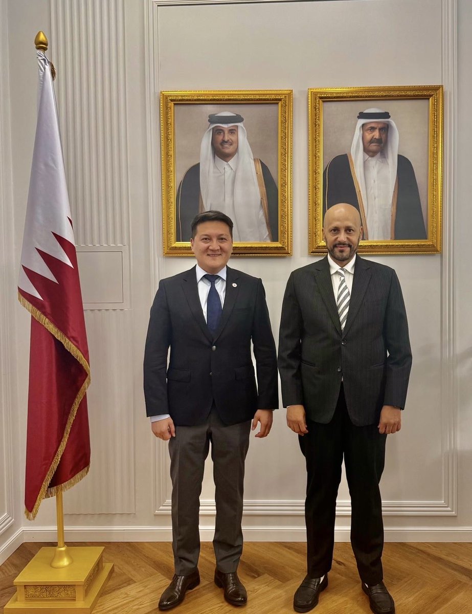 QatarEmb_Chisnu's tweet photo. استقبل سعادة الدكتور/ تركي بن عبدالله زيد آل محمود، سفير دولة قطر لدى جمهورية مولدوفا، السيد/ تشينغيز رايمبيكوف، رئيس بعثة اللجنة الدولية للصليب الأحمر لدى جمهورية مولدوفا، وذلك بمناسبة انتهاء فترة عمله في البلاد. وجرى خلال اللقاء استعراض أنشطة اللجنة الدولية في جمهورية مولدوفا، وبحث عدد من القضايا الإنسانية ذات الاهتمام المشترك، إلى جانب التأكيد على أهمية مواصلة التعاون والتنسيق بين الجانبين في دعم الجهود الإنسانية.

#الخارجية_القطرية 
#MOFAQATAR