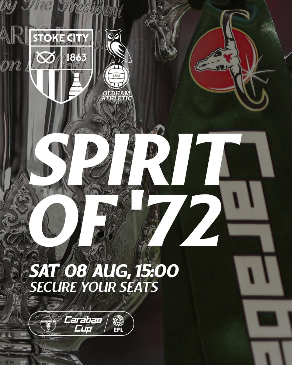 stokecity's tweet photo. Early bird adult tickets from £13 🎟️

Discounted @Carabao_Cup admission available until 11.59pm on Thursday.