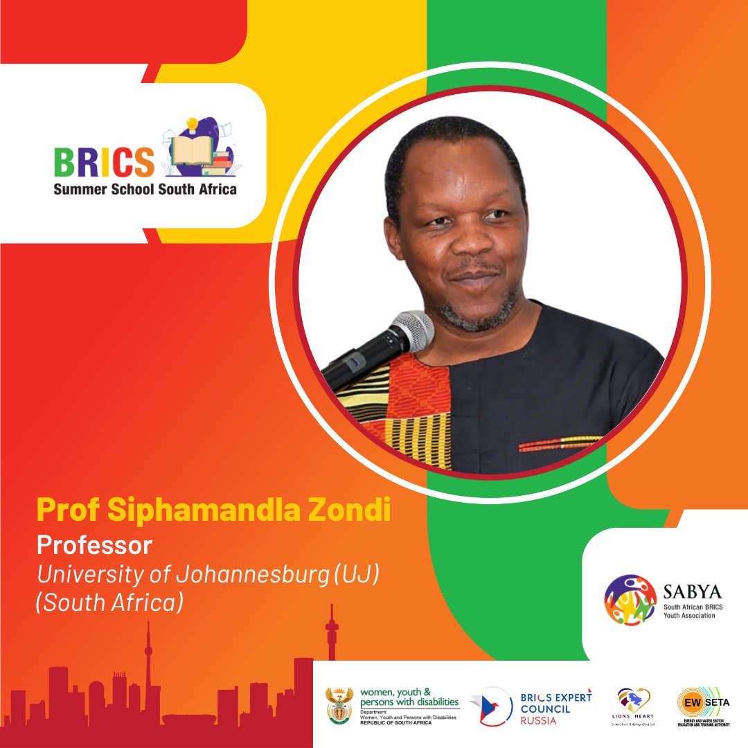 sabya_za's tweet photo. We are honoured to introduce Prof. Siphamandla Zondi as a keynote speaker for the upcoming 5th Edition of the BRICS Summer School South Africa 2026!
Secure your spot: https://t.co/Jel9eNbwtH
#BRICSSummerSchoolSA2026 #BRICSSouthAfrica #IntroductionToBRICS #Multipolarity https://t.co/Nz9z5Dnda3