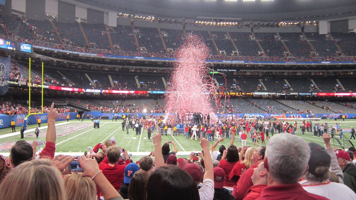 RickyokuWeber's tweet photo. 2014 Sugar Bowl
OU 45 vs BAMA 31 https://t.co/vLc6p9VB83