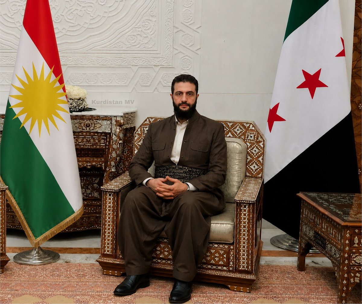 Kurdistan_AR's tweet photo. الرئيس أحمد الشرع وافق على شروطنا بصدر رحب، ووعد بإصلاح كل الفوضى التي افتعلها النظام البعثي في المناطق الكوردية، وعلى رأسها ملف المستوطنات.

في حال تنفيذ هذا الوعد، سنصوّت لجعله ملكًا لسوريا. https://t.co/qufmQFzCmQ