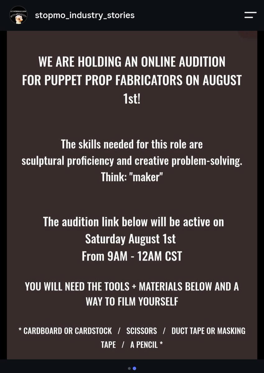 stopmo_stories's tweet photo. Originally posted: https://t.co/gYIT695GtW

#stopmotion #laika #animation https://t.co/3dtC8nELUq