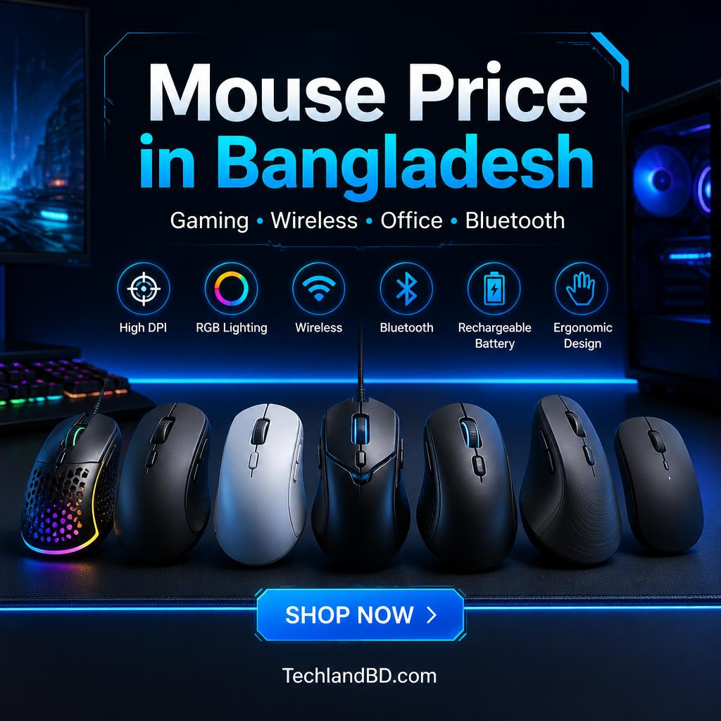 TechLandBD's tweet photo. 🖱️ Upgrade your setup with the latest Mouse Price in Bangladesh!
✅ Gaming Mouse
✅ Wireless Mouse
✅ Bluetooth Mouse
✅ Office Mouse
🔥 Top Brands
🛡️ Official Warranty
💻 Best Deals
Shop now:
https://t.co/ks0woMGIKl
#Mouse #GamingMouse #WirelessMouse #TechlandBD https://t.co/JzXJi1Jk7j