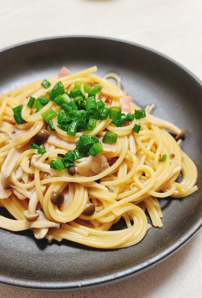 futuuno_mama's tweet photo. 今日は息子とCooking✨
和風パスタ美味しくできました😋 https://t.co/rGVTyZEHIe