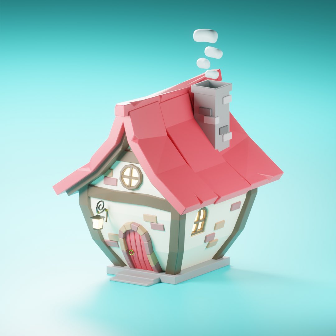 Mitsu32side184's tweet photo. やっとできた！これは楽しい

 #blender1年生の教科書 https://t.co/0m024haqqG