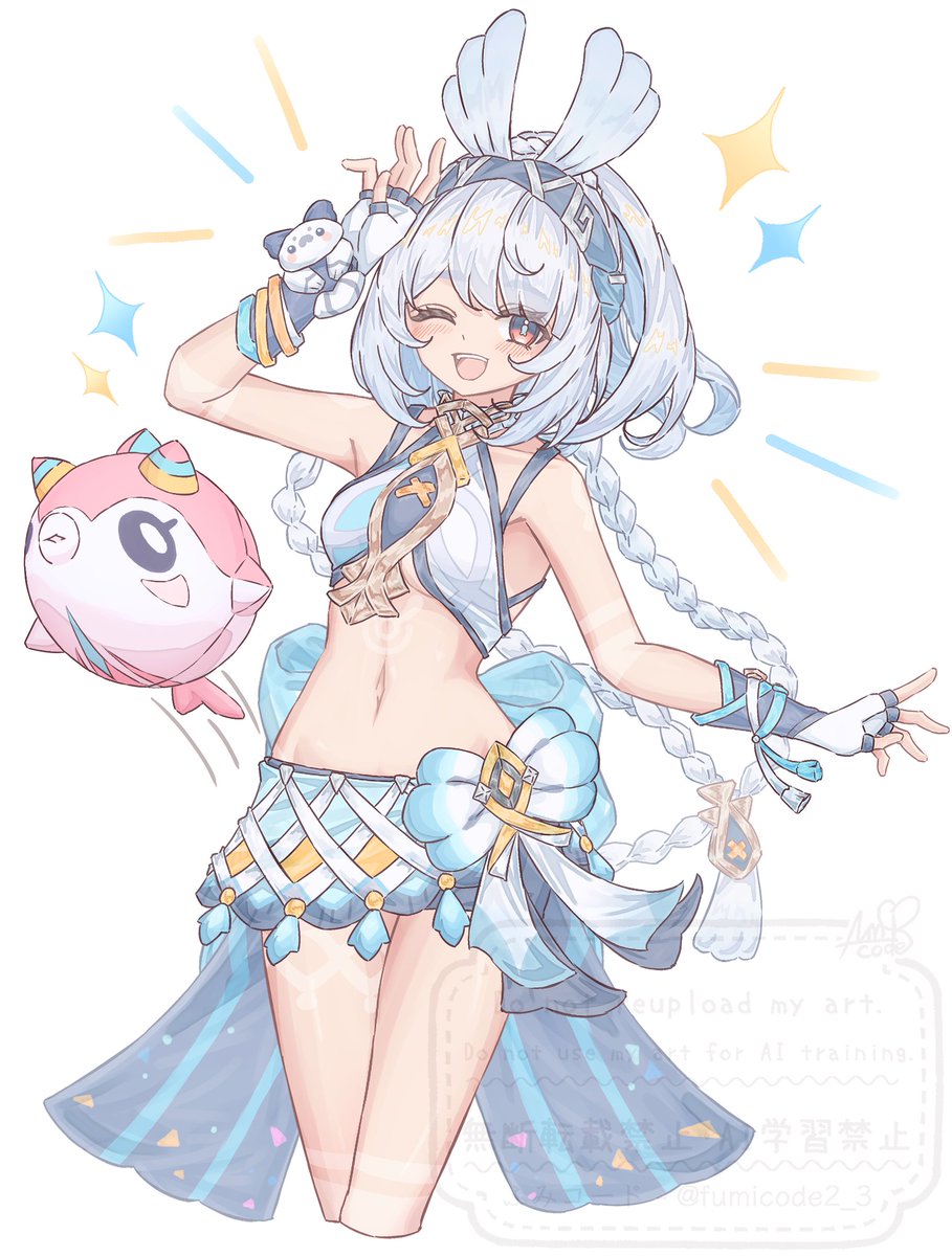 fumicode2_3's tweet photo. ムアラニちゃん誕生日おめでとう!!!🎉🫧✨
#ムアラニ生誕祭2026 #Mualani https://t.co/iGHshzhOlO
