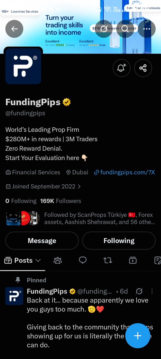 itykonnect's tweet photo. @erti_trades @fundingpips @E_lyonpips @woyens737 @obialorco 
Done ✅ 
Hope I can get the chance to have a great start from a wonderful firm this month. Thanks in advance https://t.co/8087nukUtQ