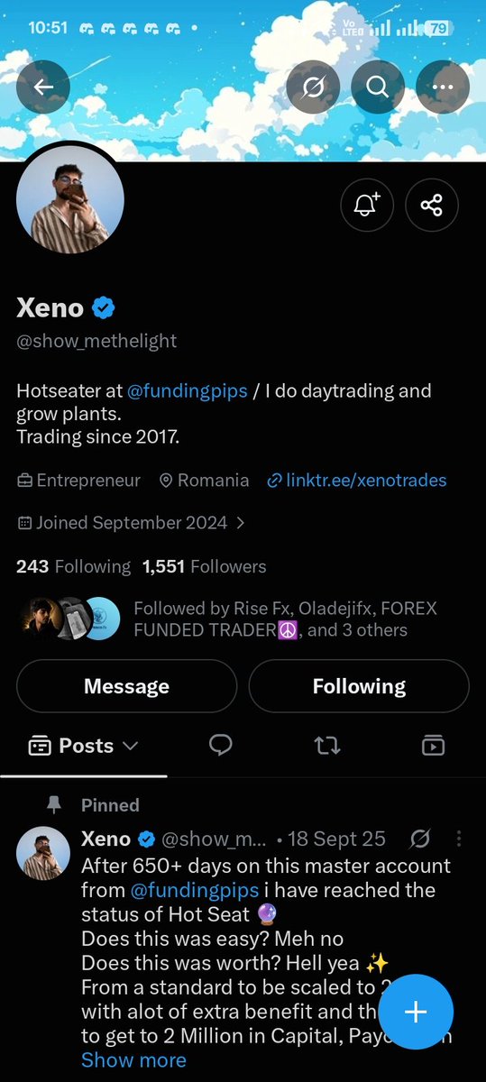 itykonnect's tweet photo. @erti_trades @fundingpips @E_lyonpips @woyens737 @obialorco 
Done ✅ 
Hope I can get the chance to have a great start from a wonderful firm this month. Thanks in advance https://t.co/8087nukUtQ