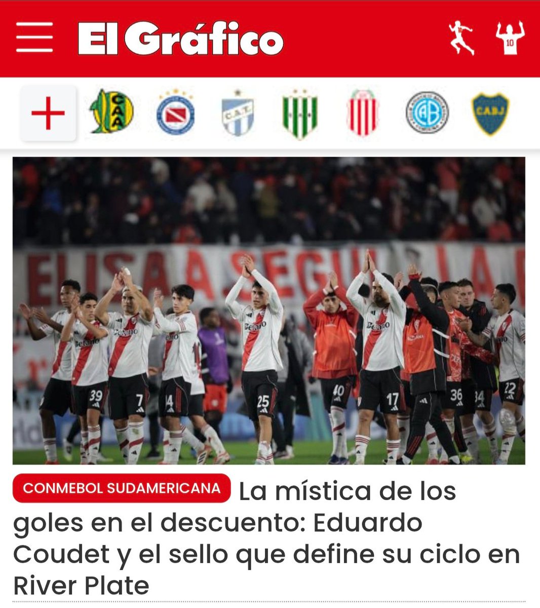 LaLupaMedios's tweet photo. ¿Cómo le va a ir mal a River si El Gráfico me dijo que era un equipo con "mística" y que tenía un "sello" que lo definía? Si fuéramos malpensados creeríamos que estos pasquines agrandaron los triunfos y maquillaron los problemas, pero seguro nos equivocamos nosotros. https://t.co/8d7Diws5Pr