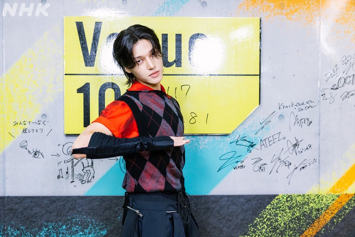 nhk_venue101's tweet photo. 🤳#Venue101 見逃し配信中📺

⛵#ATEEZ ノックアウト写真②⛵

”全員ノックアウトダンス”が話題の #ATEEZ 💥

#SAN⛰️ #MINGI🐥
#WOOYOUNG🐈‍⬛ #JONGHO🐻
のスペシャルな写真を公開❣

パフォーマンスは見逃し配信で👇️
https://t.co/sm3c3cmmgY

#ATEEZ_BAD
#에이티즈 #エイティーズ https://t.co/9EmNtIm8Zn